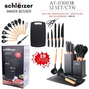 Kit de cuisine 19 pièces en silicone
