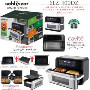 Schleizer Airfryer Max 13L Avec Fenetre 2400W